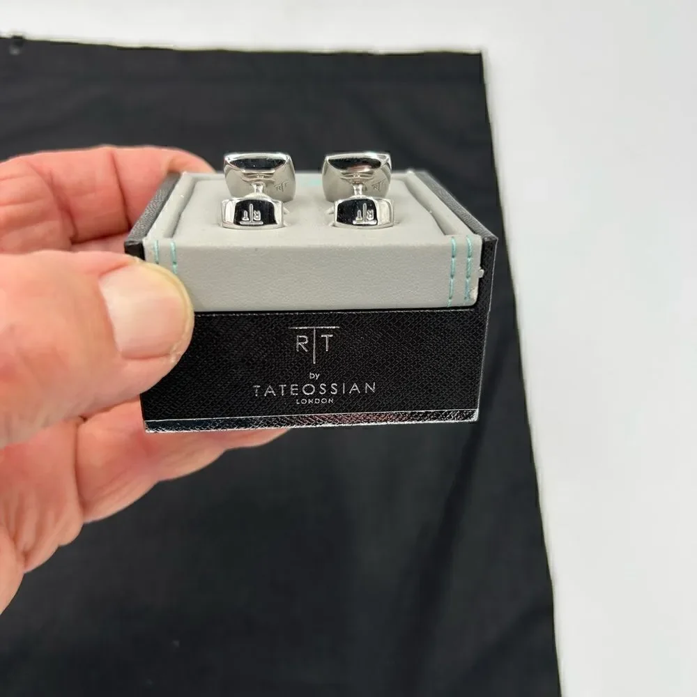 Men’s  Tateossian titanium cufflinks